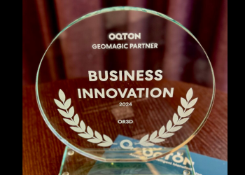 OR3D receives Business Innovation award at Geomagic, EMEA Partner Summit