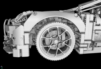 CT Scanning a LEGO Bugatti